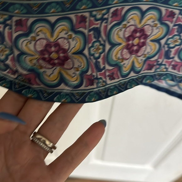 Octavia Large blouse flowered pattern long sleeve - Picture 6 of 11